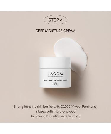 LAGOM Mini 5-Step Travel Kit | Daily Cleansing Skincare Kit Gel to Water Micro Foam Cleanser Niacin Serum Deep Moisture Cream Korean Skin Care Trial Kit - Buy Online on GoSupps.com