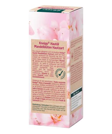 Kneipp Almond Blossom Skin Oil 100ml - Nourishing Care with Shea Butter Sunflower Oil & Vitamin E for Dry & Sensitive Skin - Natural Hydrating Oil Complex - Buy Online on GoSupps.com