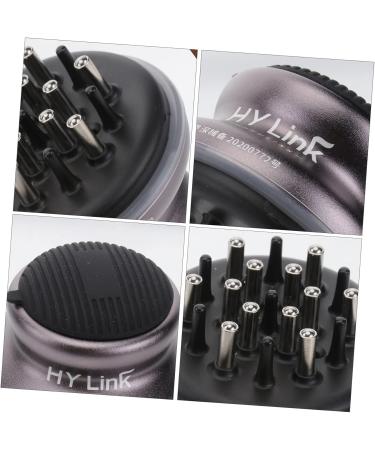Frcolor 2-in-1 Liquid Guide Comb & Scalp Massage Device - Violet Scalp Shampooing Brush Bottle for Hair Care - International Shipping Available - Buy Online on GoSupps.com