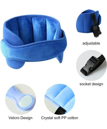 Adjustable Baby Headrest Sleep Aid Belt for Child Safety Seat - Soft & Comfortable Blue | TIANNAIT - Buy Online on GoSupps.com