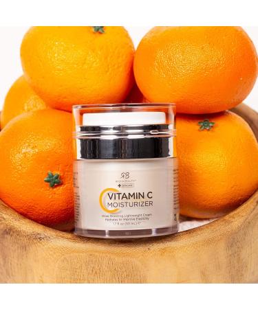 Radha Beauty Glow Boosting Vitamin C Moisturizer - Luxury Anti-Aging & Brightening Cream for Face Neck & Decollete - 1.7 fl oz Suitable for All Skin Types - Buy Online on GoSupps.com