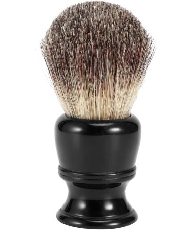 Lyrlody Roof Hair Bearing Brush - Travel Beard Brush for Gentle Shaving | Professional Men's Beard Brush with Black Handle - Buy Online on GoSupps.com