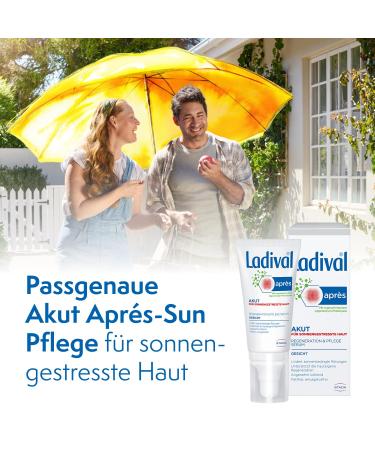 Ladival Acute Apr s Calming Serum - Cooling After Sun Care for Skin Regeneration (50 ml) - Soothing Relief for Sun-Damaged Skin - Buy Online on GoSupps.com