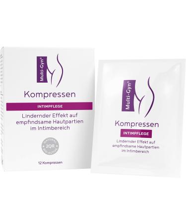 Multi -gyn compresses - soothes the sensitive dam area in the puerperium - for cooling and relief after birth - intimate care for women - without fragrance or hormone fabrics - 12 compresses - Buy Online on GoSupps.com