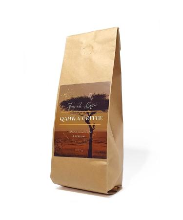 Farah Coffee - Somali Speciality Freshly Ground Coffee - Rich Spiced Unique Blend (Cardamom Ginger) - Medium Roast 227g.