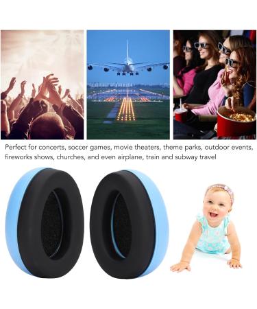 Infant Ear Muffs Soft Padding Baby Noise Cancelling Headphones Newborn Elastic Band Soundproof Earmuffs Baby Ear (Blue) - Buy Online on GoSupps.com