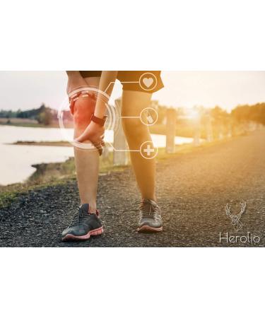 Herolio Self-Adhering Bandage Tape for Humans & Animals | Elastic Adhesive Bandage - Ideal for Sports & General Care (Blue 10 x 450 cm) - Buy Online on GoSupps.com