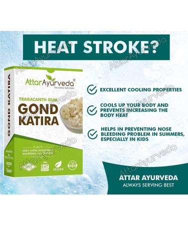Gond Katira (Edible Gum) - 200 grams | Tragacanth Gum | High Cooling Properties Herbal Food | Super Food - Buy Online on GoSupps.com