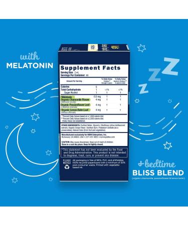 Mommy's Bliss Kids Sleep Liquid Melatonin 4 fl oz - Natural Grape, Ages 3+ - Buy Online on GoSupps.com