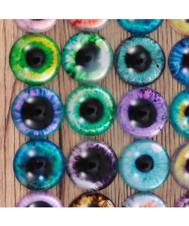 Shop Gleavi 50 Pieces Time Gemstone Glass Cabochons - Flatback Dome DIY Craft Supplies | International Shipping - Buy Online on GoSupps.com