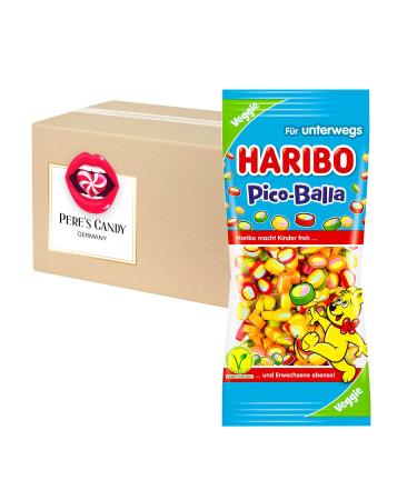 Haribo Pico Balla Veggie 12-pack (12 x 65g) with gift from Pere's Candy