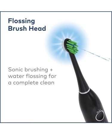 Waterpik Sonic-Fusion Flossing Toothbrush - Black | Best International Shipping & Oral Care Solution - Buy Online on GoSupps.com