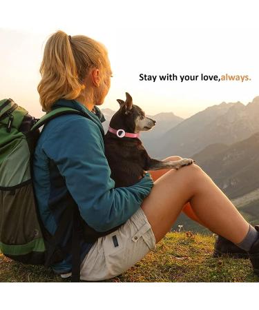 2022 AirTag Cat Necklace Holder | Small AirTag Collapsible Pet Collar for Cats & Dogs | Available in Black Pink & White - Buy Online on GoSupps.com