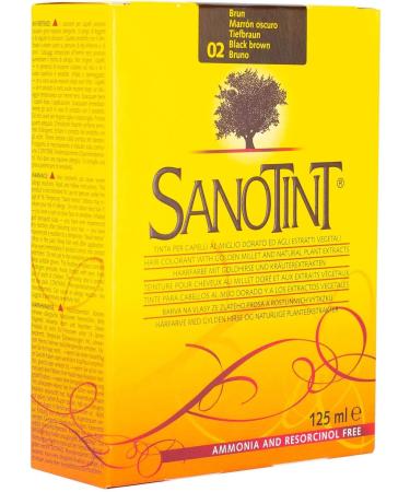 02 - Sanotint Classic Black Brown Hair dye - Buy Online on GoSupps.com