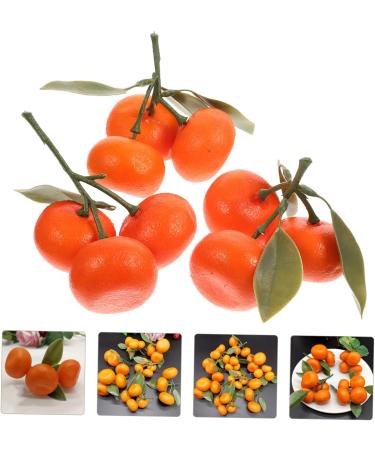 Artibetter 3pcs Simulation Sugar Orange Artificial Oranges Model Fruits Fake Orange Decor for Home Orange Slices Lifelike Oranges Toy Small Fruit Plastic Showcase - Buy Online on GoSupps.com