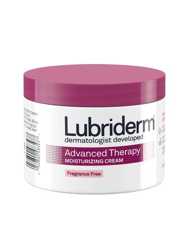 Lubriderm Advanced Therapy Moisturizing Cream - Fragrance-Free, Vitamin E & B5, Intense Hydration for Extra Dry Skin, 16 fl. oz - Buy Online on GoSupps.com