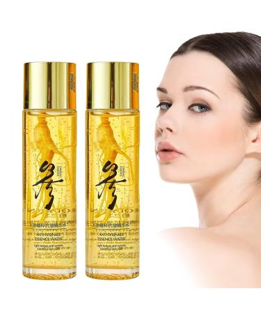 S rum pour le Visage au Ginseng Ginseng Anti-rides Essence Extrait de Ginseng Anti-ride l'Huile S rique D'origine Hydratant Combattant la Perte de Collag ne Am liore l'Affaissement (2PCS)