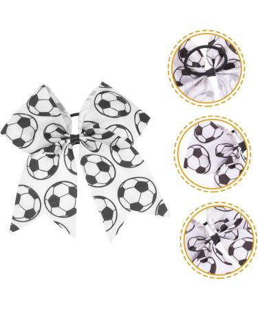 FRCOLOR Soccer Ribbon Girl Hair Accessories Soccer Hair Accessories Kids Hair Ties Kid Hair Accessories Hair Ribbon Bows for Hair Elastic Hair Ties Child Thread Webbing Elasticity Bow Tie - Buy Online on GoSupps.com