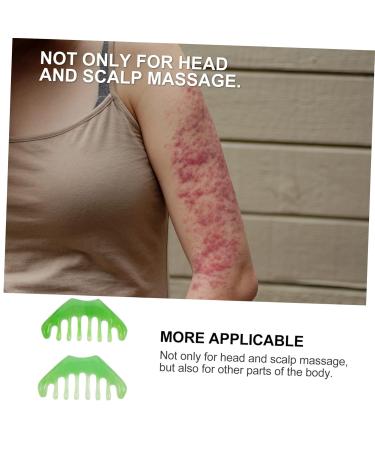 Beaupretty 2-in-1 Massage Comb & Scalp Brush - Multifunctional Meridian Tool for Facial & Scalp Massage - Buy Online on GoSupps.com