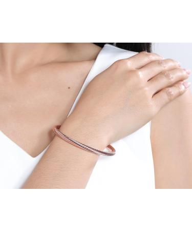 Elegant Magnetic Copper Therapy Bracelet for Arthritis Pain - Father's Day Gift - Buy Online on GoSupps.com