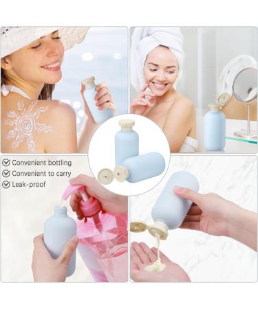 Buy Hejo Refillable Travel Containers - Lightweight 200ml Plastic Shampoo & Lotion Bottles for Easy Filling & Squeezing - Buy Online on GoSupps.com