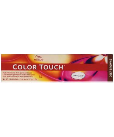 Wella Color Touch 7/75 Medium Blonde Brown Red Violet 2 oz