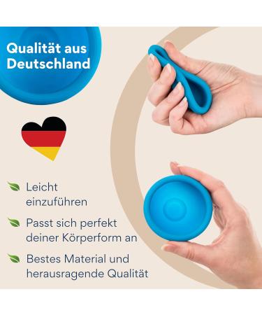 Cosmundi Medical Silicone Menstrual Disc - Reusable & Sustainable Tampon Alternative for Sports Swimming & Intimacy - 65mm Extra Soft Comfort - Buy Online on GoSupps.com