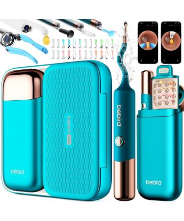 Bebird EarSight Ultra Ear Wax Removal Tool Camera FSA/HSA Eligible Ear Cleaner with 2K HD Flexible Otoscope & 5G WiFi Safe Visual Ear Camera with Light Ear Cleaning Kit for Whole Family