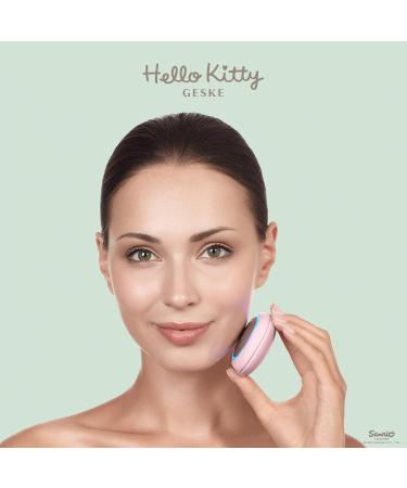 Geske x Hello Kitty Sonic Warm & Cool Mask | 8-in-1 LED Beauty Device | Red Light Therapy & Facial Massage | Optimal Skincare | Hello Kitty Pink - Buy Online on GoSupps.com