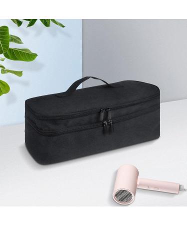 Hair Dryer Storage Bag Double Layer Tote Bag Large Capacity Hairdryer Bag Water Resistant Hair Bag Hair Dryer Tote Bag Travels Outings (Black - Grey) - Buy Online on GoSupps.com