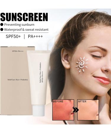SUN Protect & Moisture Sun Lotion Cream with Rice Probiotics Sunscreen Spf 50+ Sunscreen with Rice Extracts (Pack of 2) - Buy Online on GoSupps.com