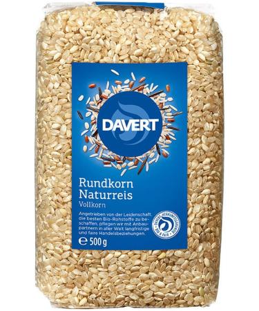 Davert Naturreis Round grain 500 g Food & Drinks  - Buy Online on GoSupps.com