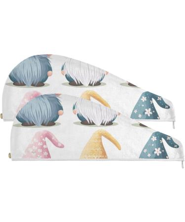 Buy Six Dwarf Hair Towels - Super Absorbent Quick Dry Hair Turbans 2 Pack for Women & Girls | International Shipping Available - Buy Online on GoSupps.com