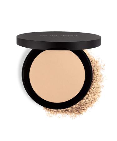 WUNDERBROW GO BEYOND FOUNDATION Makeup Pressed Powder Natural Cream Finish Light Light 1 Count (Pack of 1)