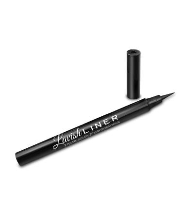 Pronexa Lavish Liner 2-in-1 Precision Liquid Eyeliner Pen with Eyelash Growth Serum and Castor Oil - Jet Black - Buy Online on GoSupps.com