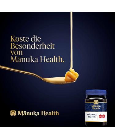 Buy Manuka Health MGO 550+ & MGO 400+ Manuka Honey Bundle - 100% Pure New Zealand Honey (500g Each) - Certified Methylglyoxal Content - Buy Online on GoSupps.com