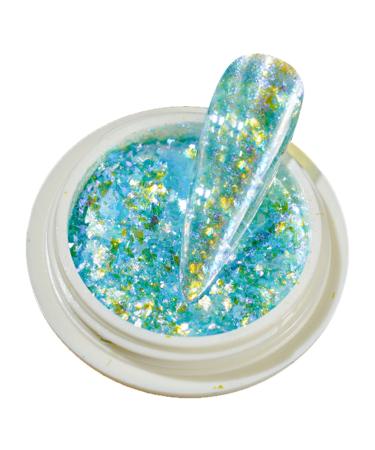Powder Nail Dip Remover compatible with Machines Nail Powder Fairy Color High Light Dream Cloud Brocade Piece Magic Mirror Powder Nail Sequins Manicure Lavender Dipping Powder Kit (H One Size) One Size H