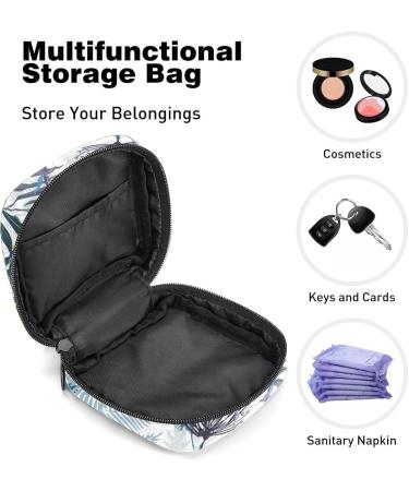 Womens Bonds Storage Pockets Stillpad Holder | Flower Pattern Portable Period Kit | Feminine Product Bag for Women & Girls | Color 4 - Buy Online on GoSupps.com