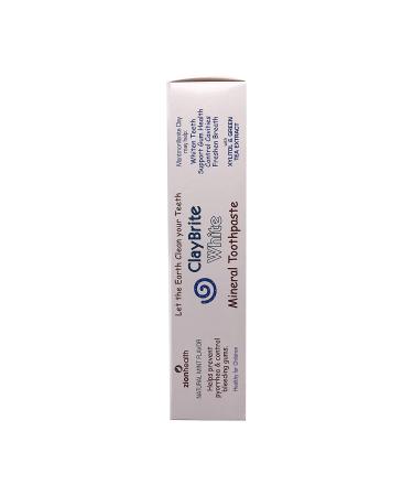 Zion Health ClayBrite Natural Mint Toothpaste 4 oz - Whitening & Health Benefits - Buy Online on GoSupps.com