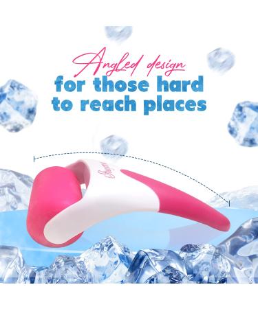 INYOEN Facial Massager Set | Frozen Skincare Accessories for Face, Eyes & Body | Ice Roller for Puffiness, Migraine Relief, Wrinkles & Sun Damage | Green & Pink Options - Buy Online on GoSupps.com