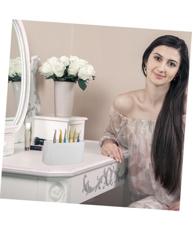 Beaupretty 6 Tweezers Display Stand Show Rack with Cover Blue Hair Accessories Wedding Travel Accesories Irish Accessories for Women Tweezers Rack Storage Rack Eyelash White Plastic 15x6.2cm White - Buy Online on GoSupps.com