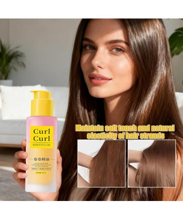 Hair Oil for Curly Hair - 100ml Light Balm for Effect Control Curl Definer Oil | for Straightening & Styling for Women Girls & Mothers Travel & Beauty - Buy Online on GoSupps.com