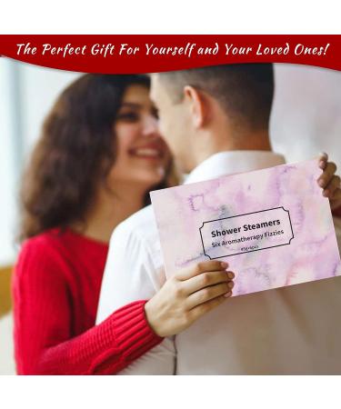 Duo-Nattern Shower Steamers Gift Set - Lavender, Rose, Jasmine, Cherry Blossom, Vanilla, Lily Essential Oil Scented Aromatherapy Bath Bombs - Perfect Home Spa Gift for Women and Men (6pcs) - Buy Online on GoSupps.com