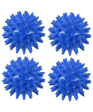 4Pc Massage Ball Soft FOR Palm Feet Arm Neck Blue 5.5CM