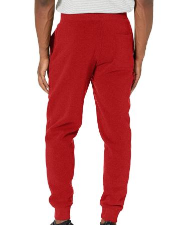 Ronony Men's Slim Fit Jogging Pants - Durable Training & Sports Sweatpants | Cargo & Leisure Wear - XXL - Red - Buy Online on GoSupps.com