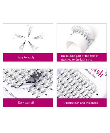 Shop 6D Volume Eyelash Extensions | C Curl 0.07mm | Premade Russian Lashes 13mm - International Shipping Available - Buy Online on GoSupps.com