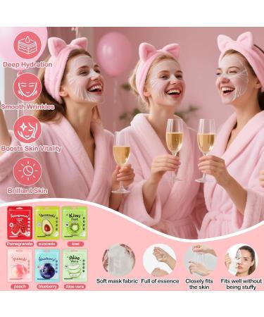 132 PCS Spa Party Supplies, Spa Party Favors Include Face Masks Skincare, Hand Cream, Lip Balm, Under Eye Patches, Lip Mask and Foot Bath Bombs, Spa Birthday Sleepover Party Supplies 01PINK - Buy Online on GoSupps.com