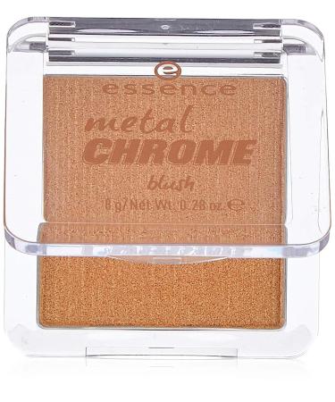 essence - Rouge - metal chrome blush - my name is gold rose gold