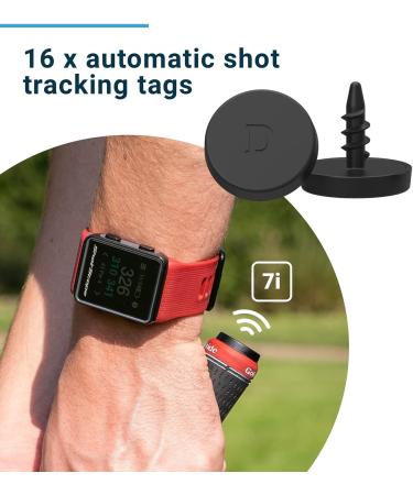 Shot Scope V3 GPS Golf Watch - Automatic Shot Tracking, Hazard Distances, Strokes Gained - iOS & Android Apps - 100+ Stats - 36,000+ Pre-Loaded Courses - No Subscriptions | Black - Buy Online on GoSupps.com
