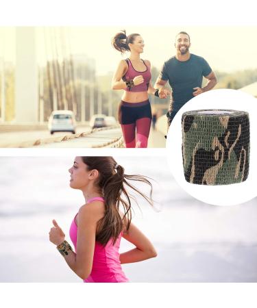Milisten Camouflage Sports Athletic Tape - 4 Rolls Self-Adhesive Cohesive Bandages for Outdoor Use - Soft Compression Wraps - Buy Online on GoSupps.com